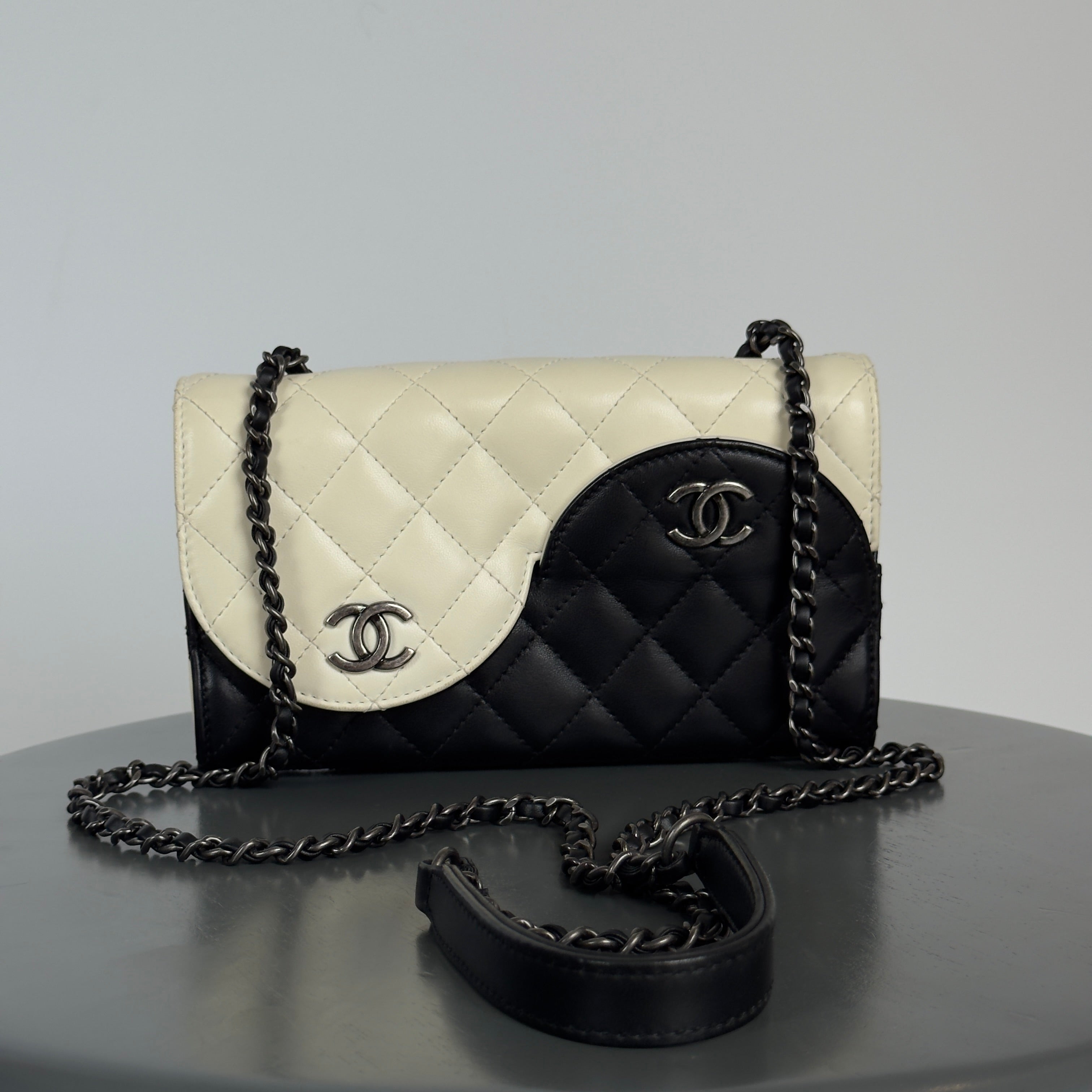 Rare Chanel Yin Yang Mini Flap Bag Circa 2016 WOC Wallet On Chain - Queen May
