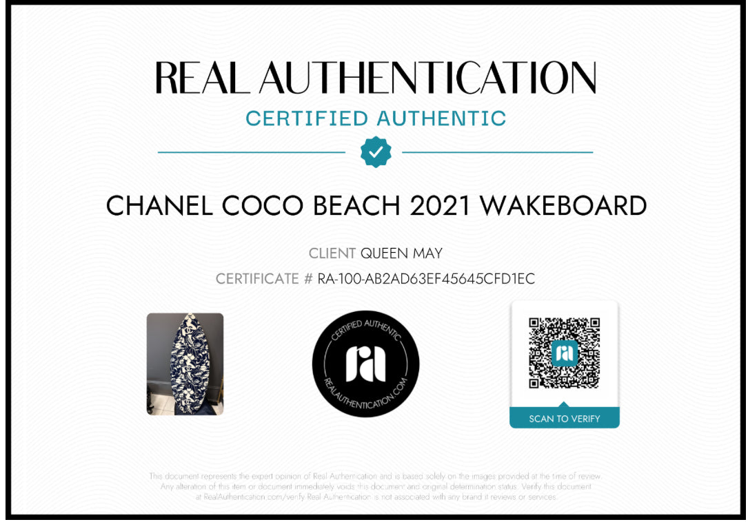Chanel Coco Beach 2021 Wakeboard - Queen May