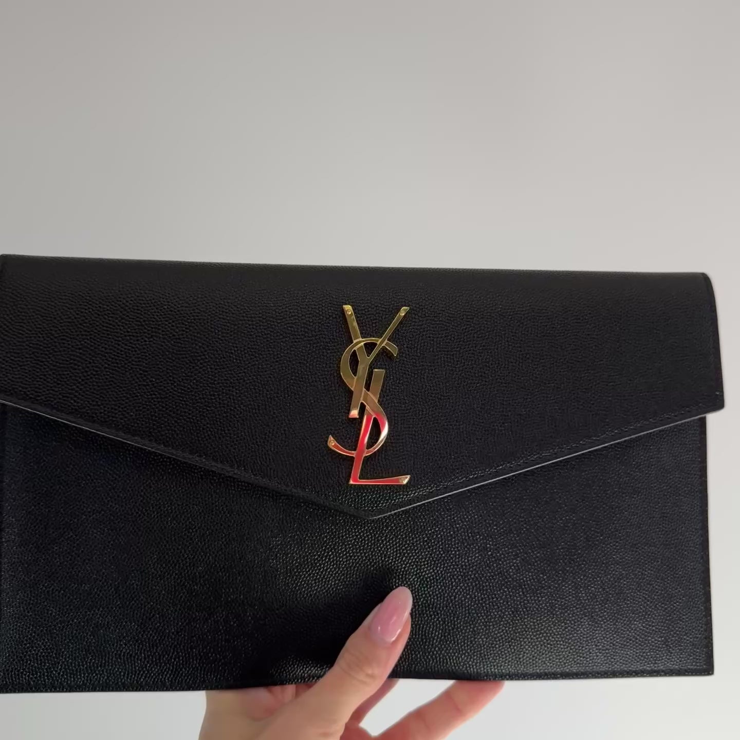 Saint Laurent Grain De Paudre Monogram Uptown - Queen May