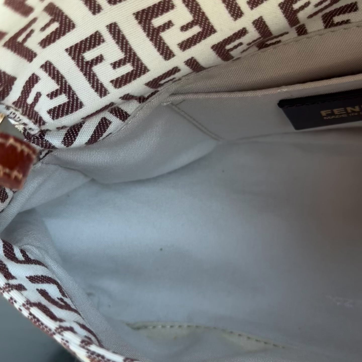 Fendi Zucchino Vitello Mini Mama Baguette - Queen May