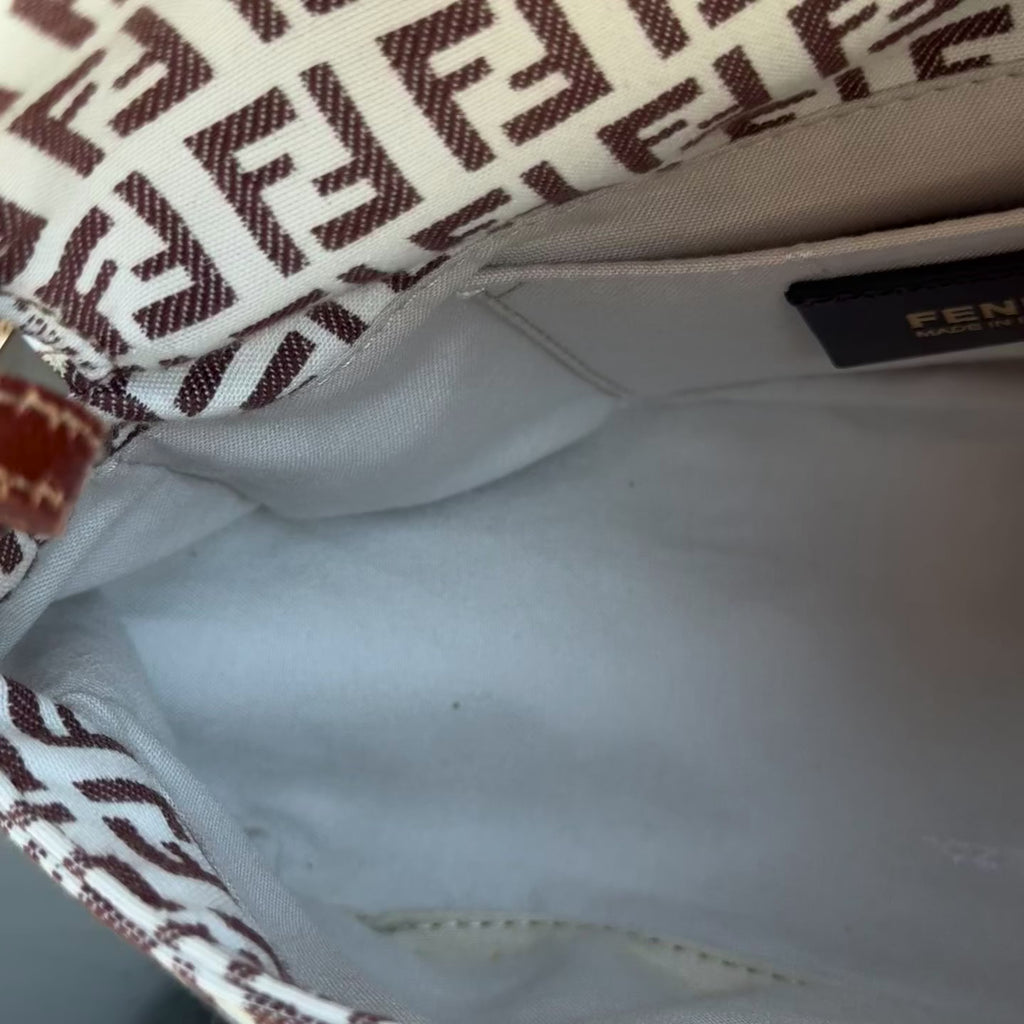 Fendi Zucchino Vitello Mini Mama Baguette - Queen May