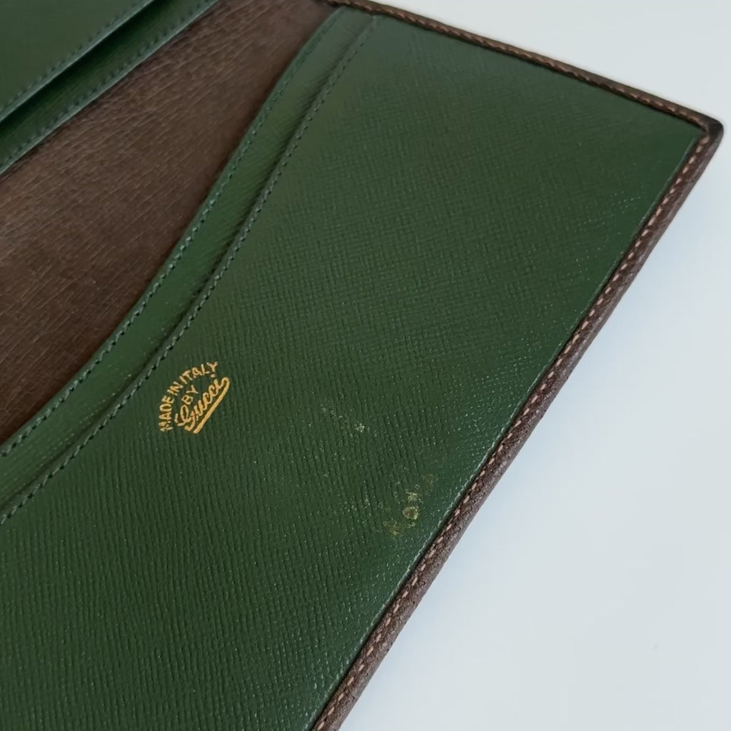 Vintage Gucci G Logo Horsebit Flap Wallet - Queen May