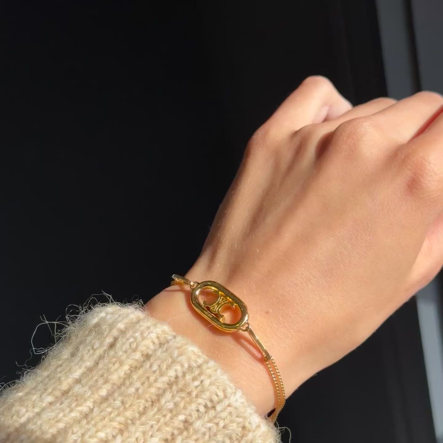 Celine Triomphe Link Bracelet - Queen May