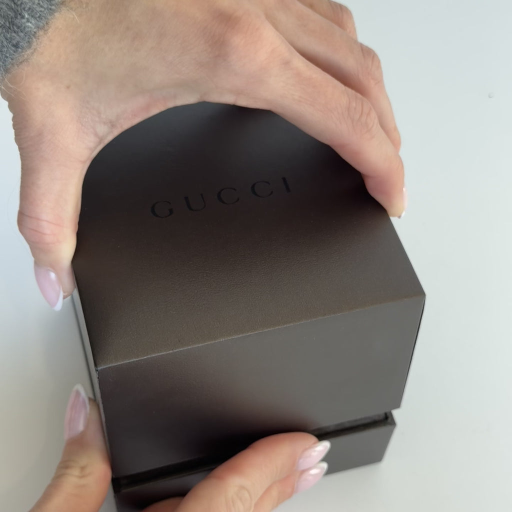 Gucci 1500L Pink Mother of Pearl Dial Horsebit Watch - Queen May