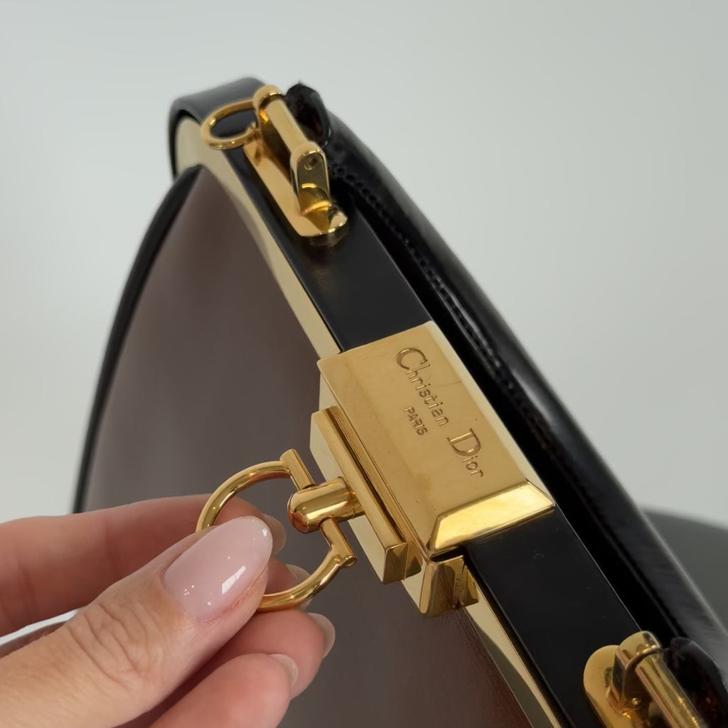 Christian Dior Vintage Fermoir Top Handle - Queen May