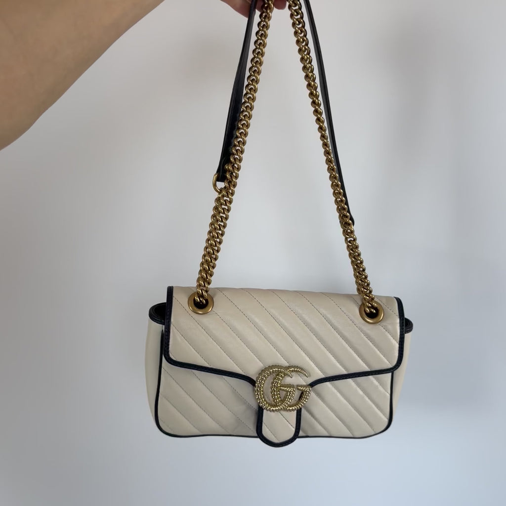 Gucci Vintage Effect Marmont - Queen May