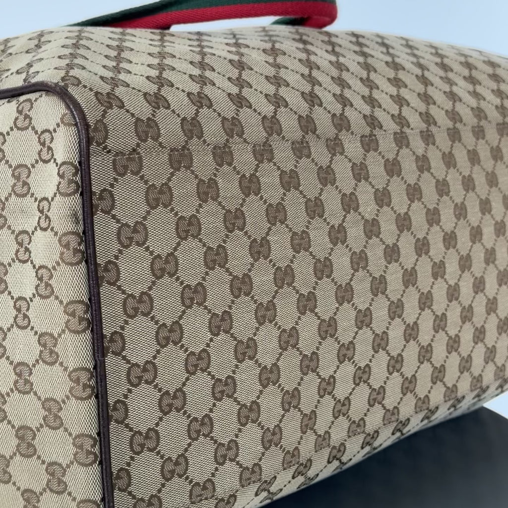 Gucci Canvas Carry On Duffle bag - Queen May