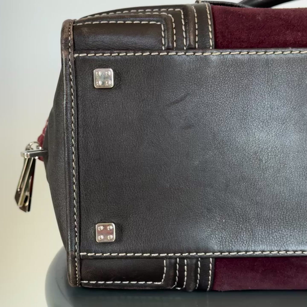 Loewe Suede Amazona Burgundy - Queen May