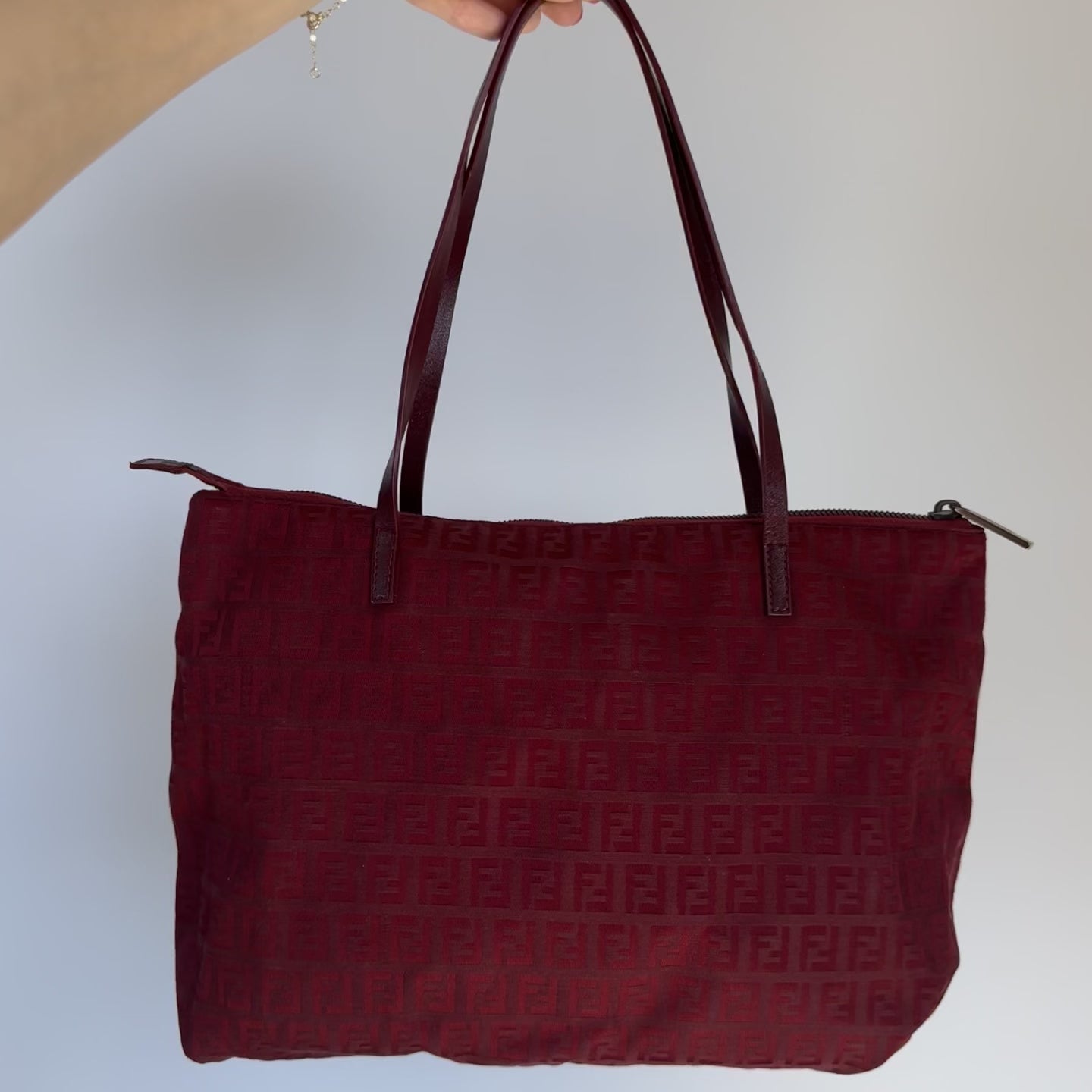 Fendi Zucca Canvas Tote - Queen May