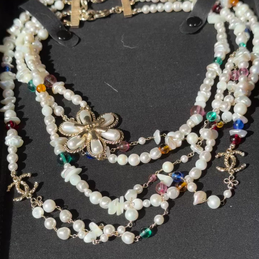 Chanel 19S Multi Strand Flower Necklace - Queen May