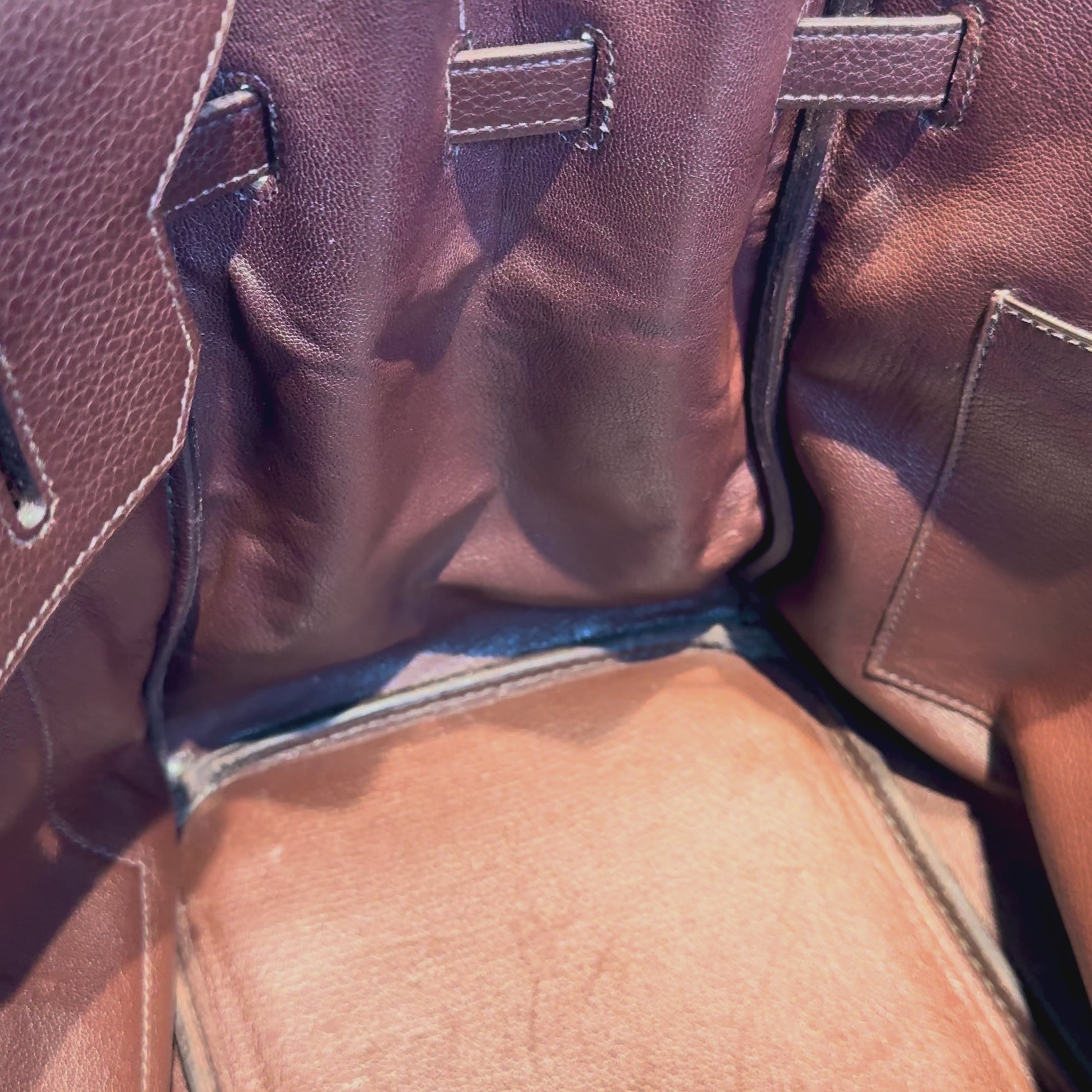 Hermes Birkin 35 Togo Leather Havane Palladium Hardware 2004 - Queen May
