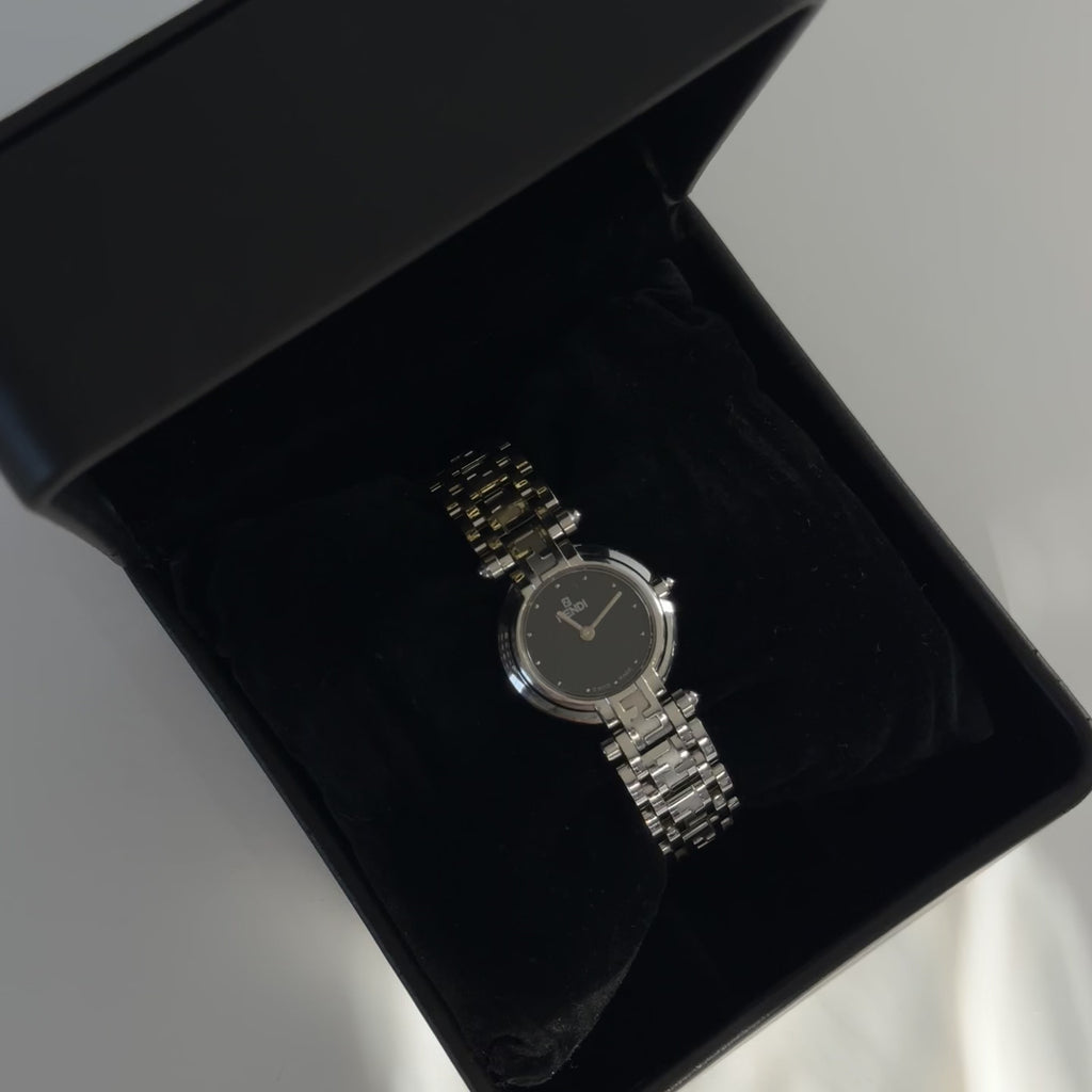 Vintage Fendi Orologi 750L Ladies' Watch with FF Zucca Dial - Queen May