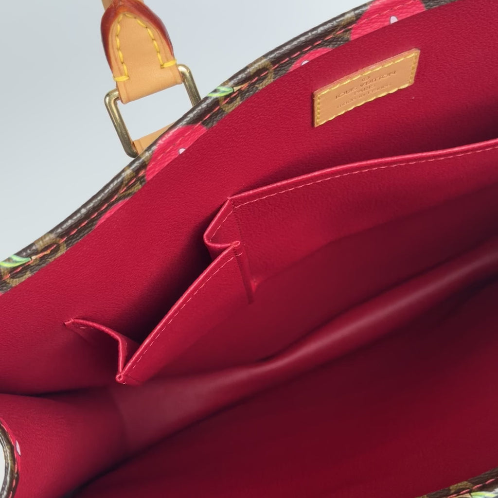 Louis Vuitton Cerises Monogram Sac Plat Takashi Murakami - Queen May