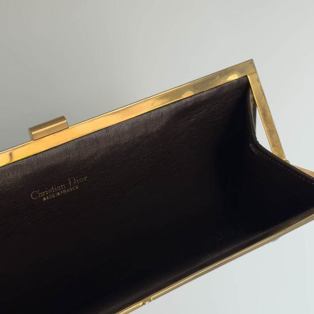 Vintage Dior Trotter Clutch - Queen May