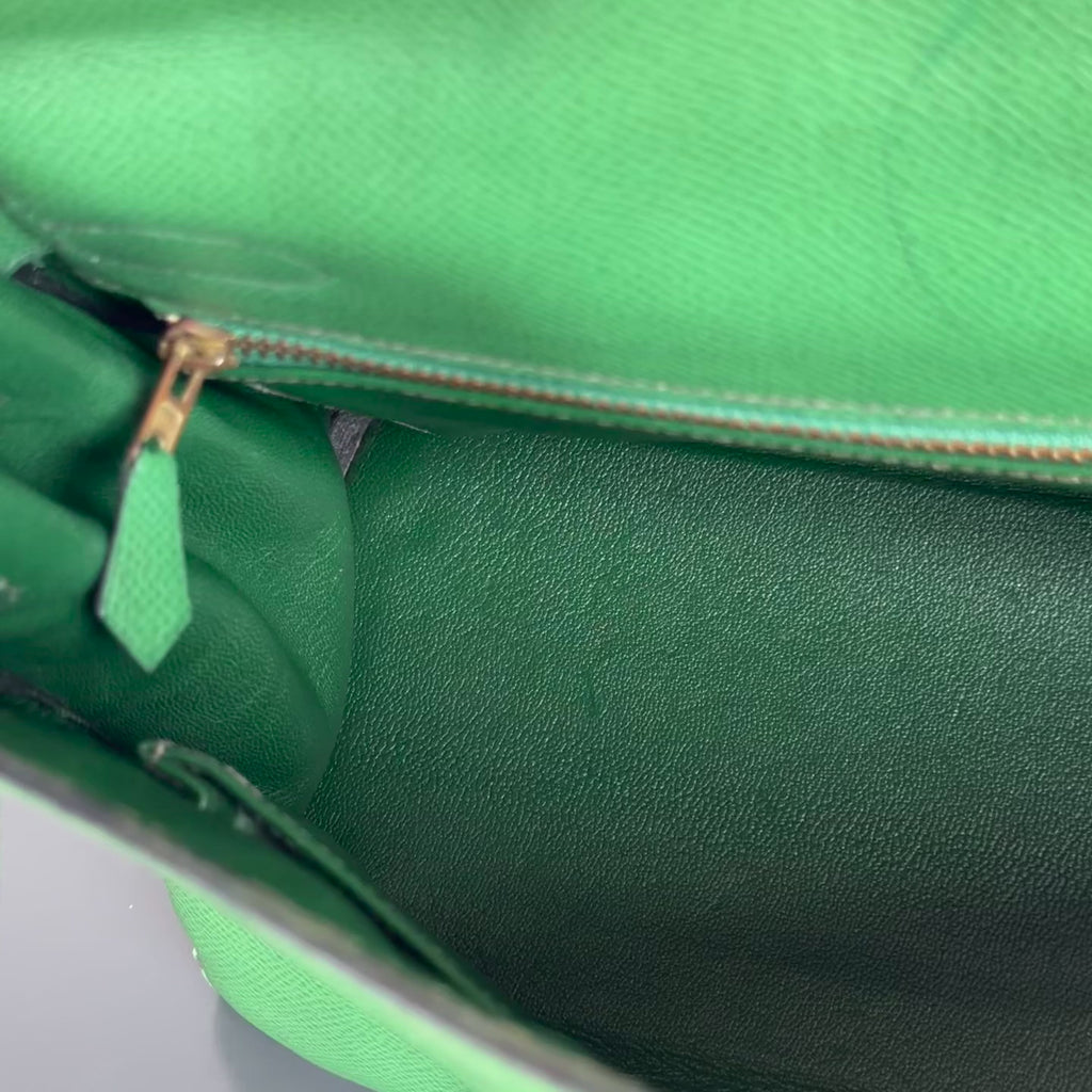 Vintage Hermes Kelly 32 Courchevel Leather 1994 - Queen May