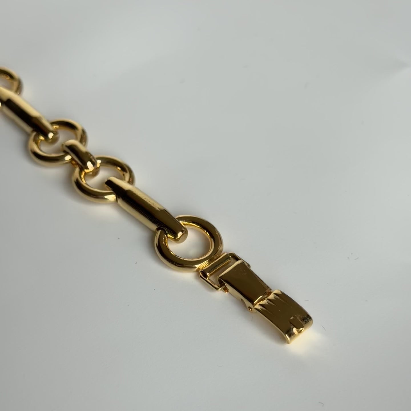 Celine Horsebit Gold Tone Bracelet - Queen May
