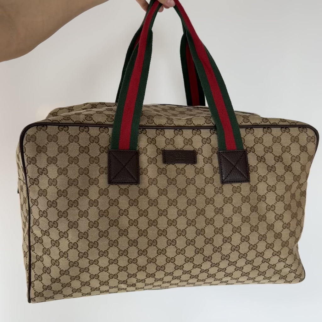 Gucci Canvas Carry On Duffle bag - Queen May