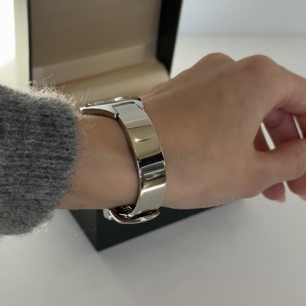 Gucci 6700L Mirror Buckle Bangle Watch - Queen May