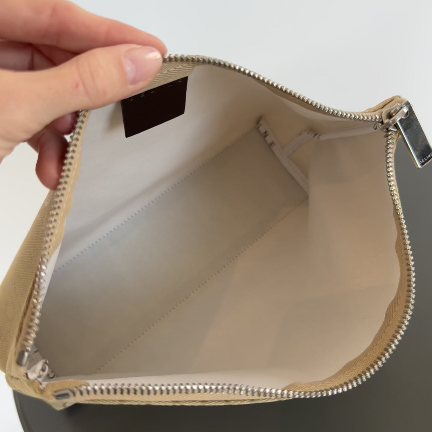 Celine Canvas Toiletry Pouch - Queen May