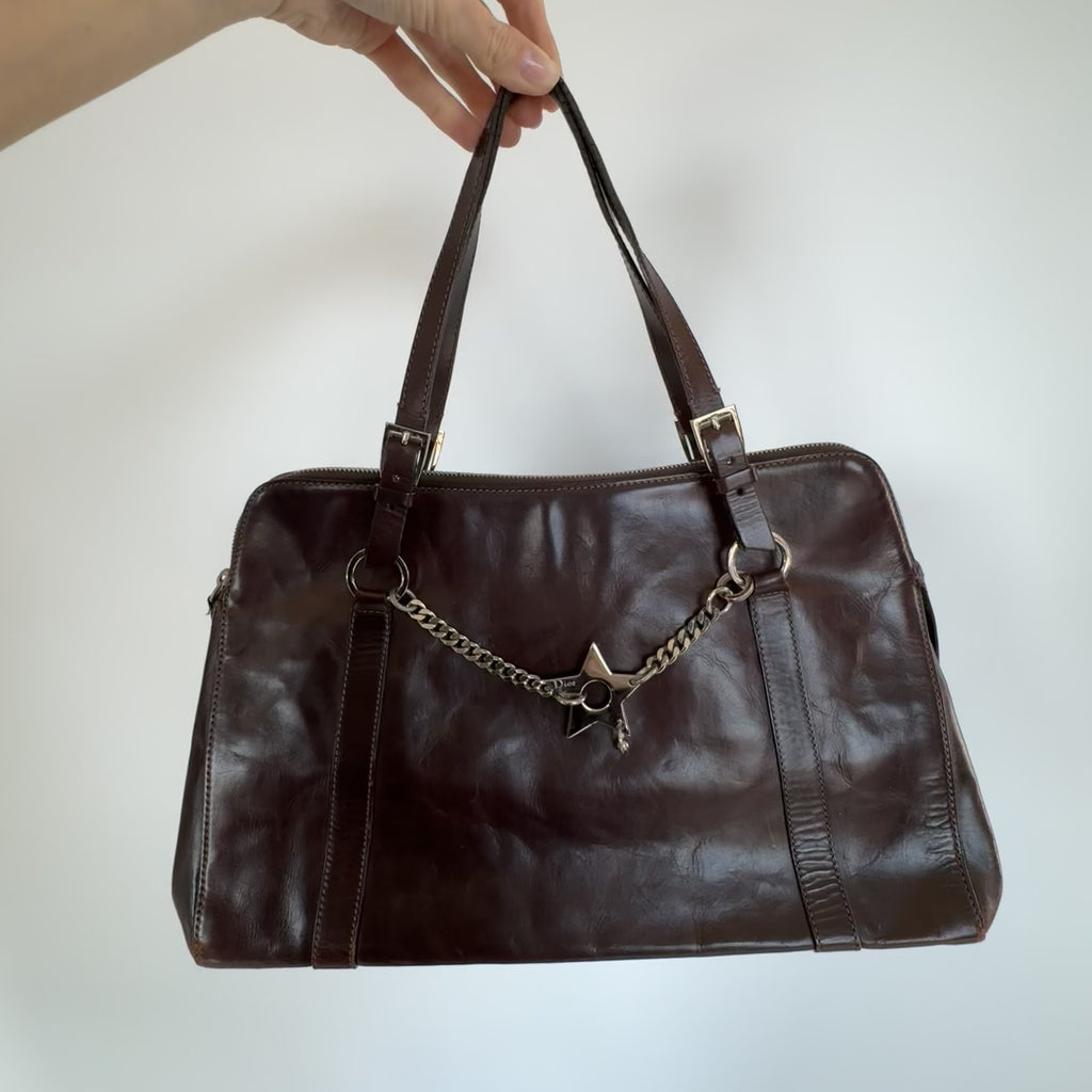 Christian Dior Hardcore Pierced Top Handle Bag - Queen May