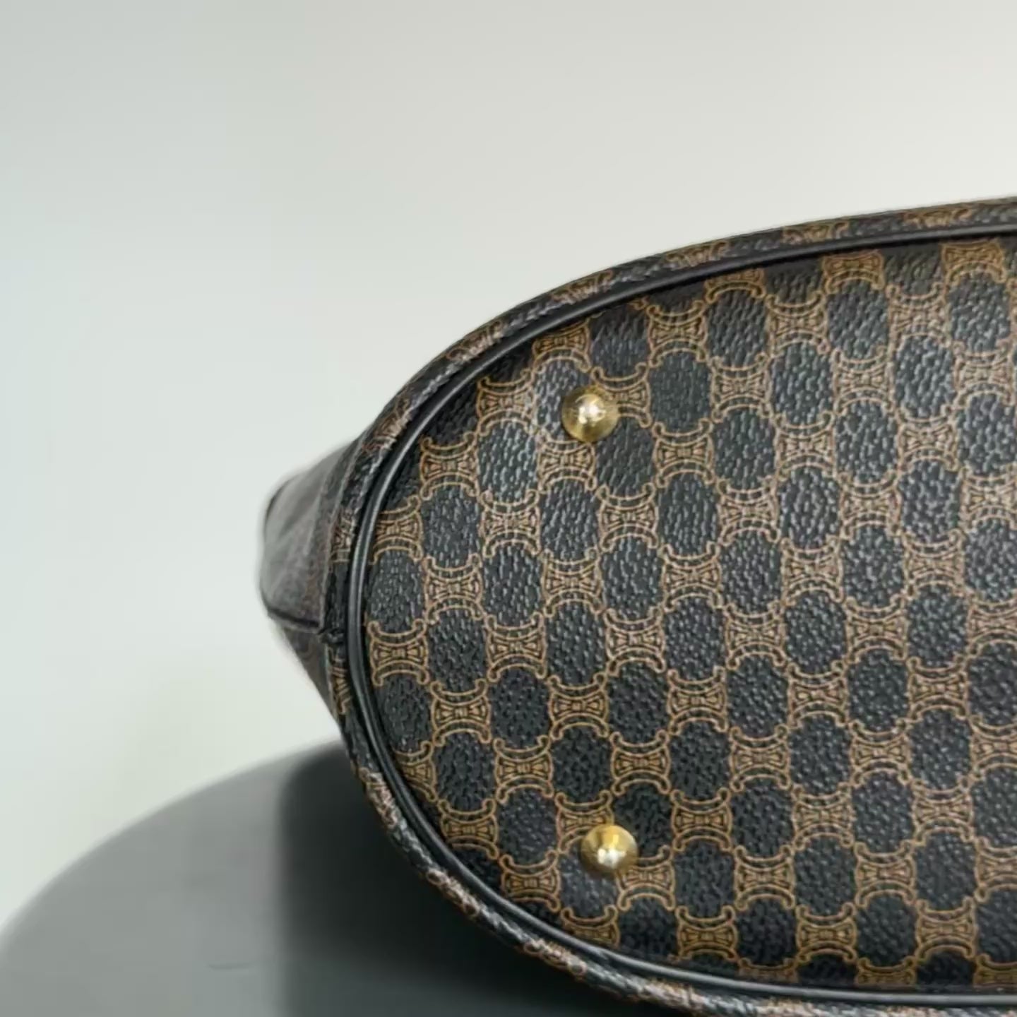 Vintage Celine Black Macadam Tote - Queen May