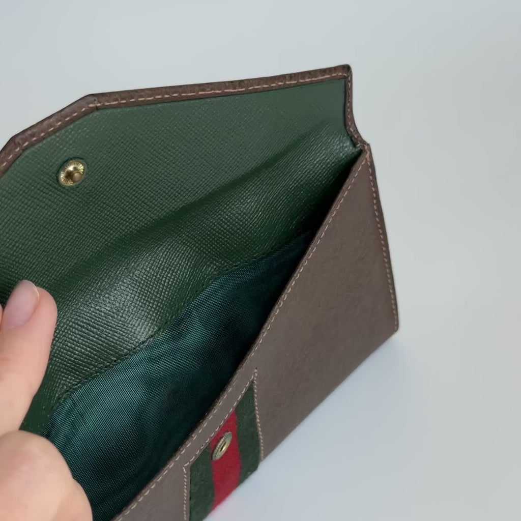 Vintage Gucci G Logo Horsebit Flap Wallet - Queen May