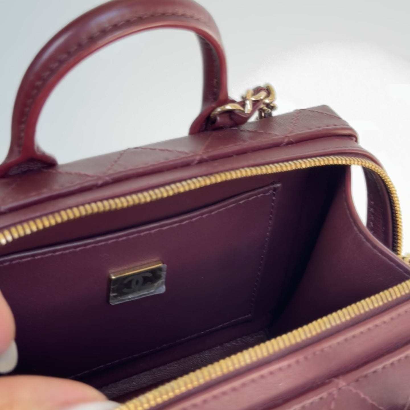 Chanel Quilted CC Vanity Case - Queen May