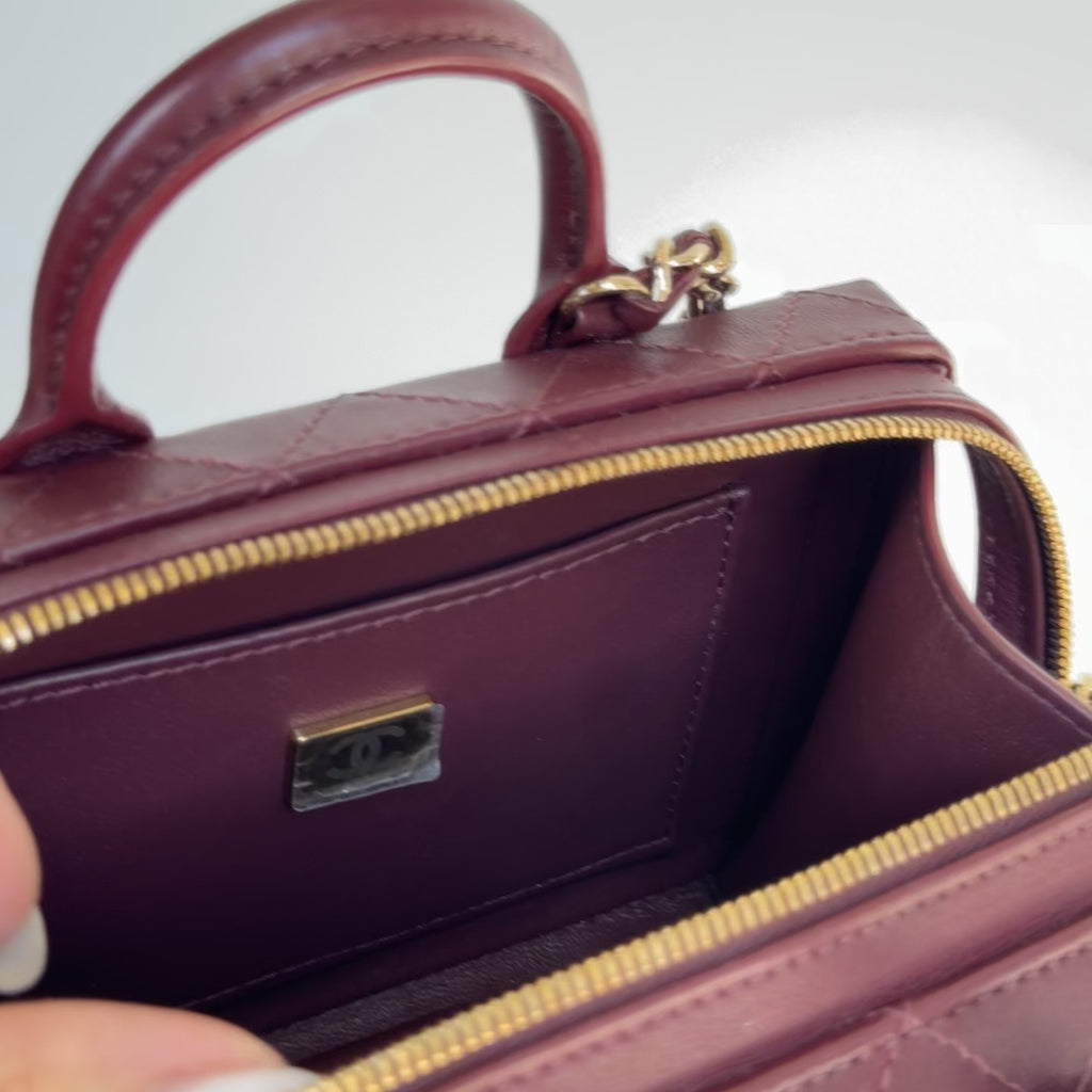 Chanel Quilted CC Vanity Case - Queen May
