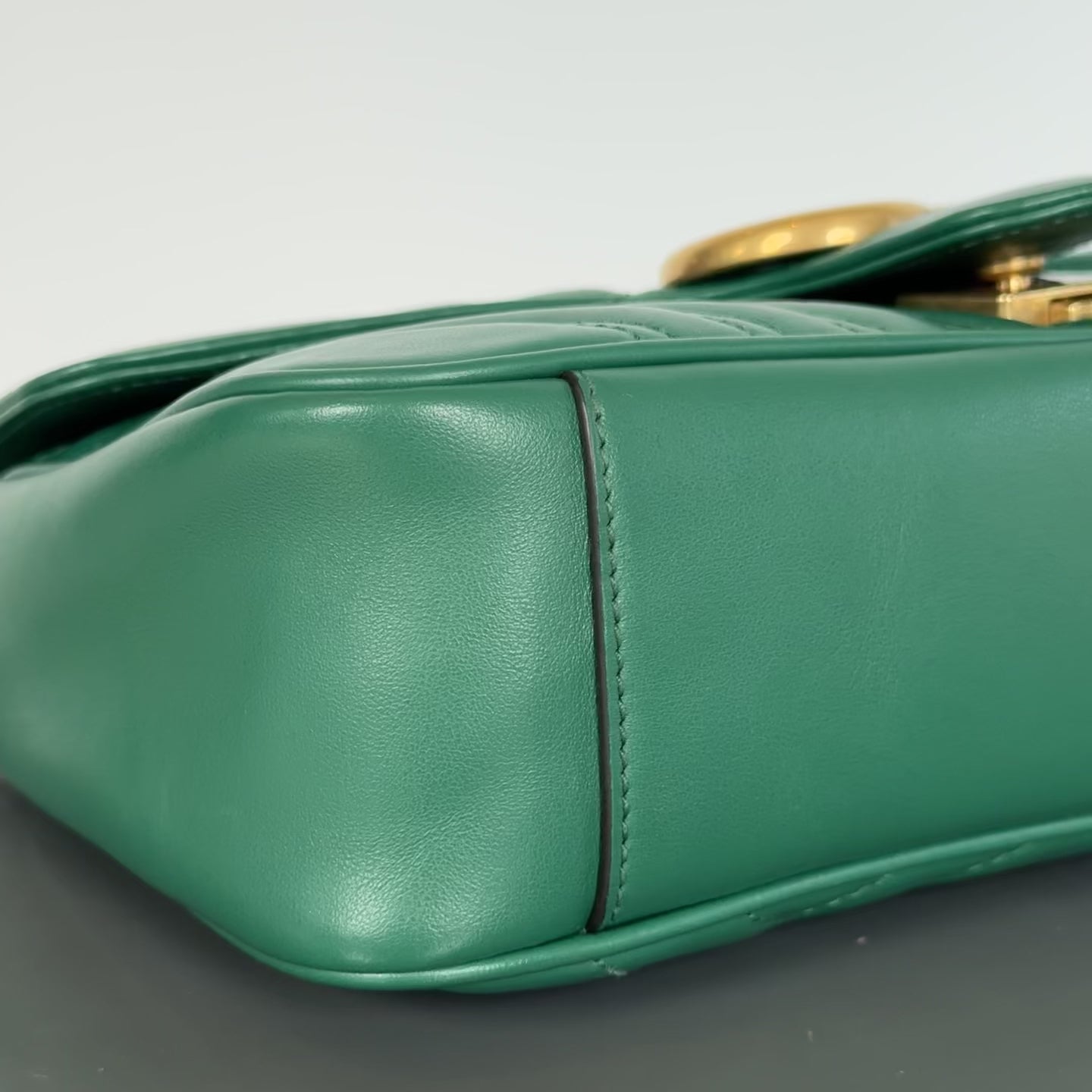 Gucci Double G Marmont Medium Green - Queen May