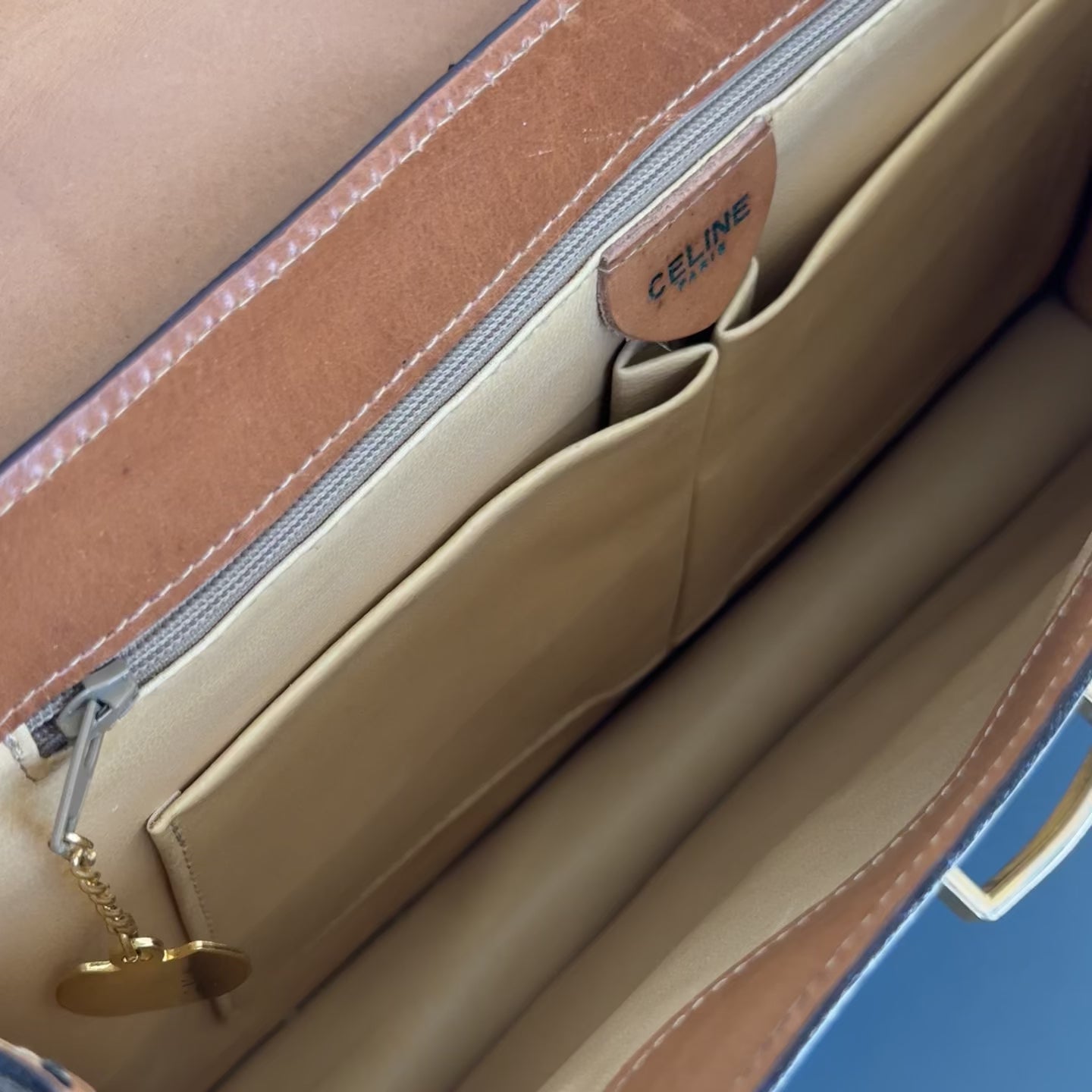 Celine Macadam Triomphe Crossbody Flap Bag - Queen May