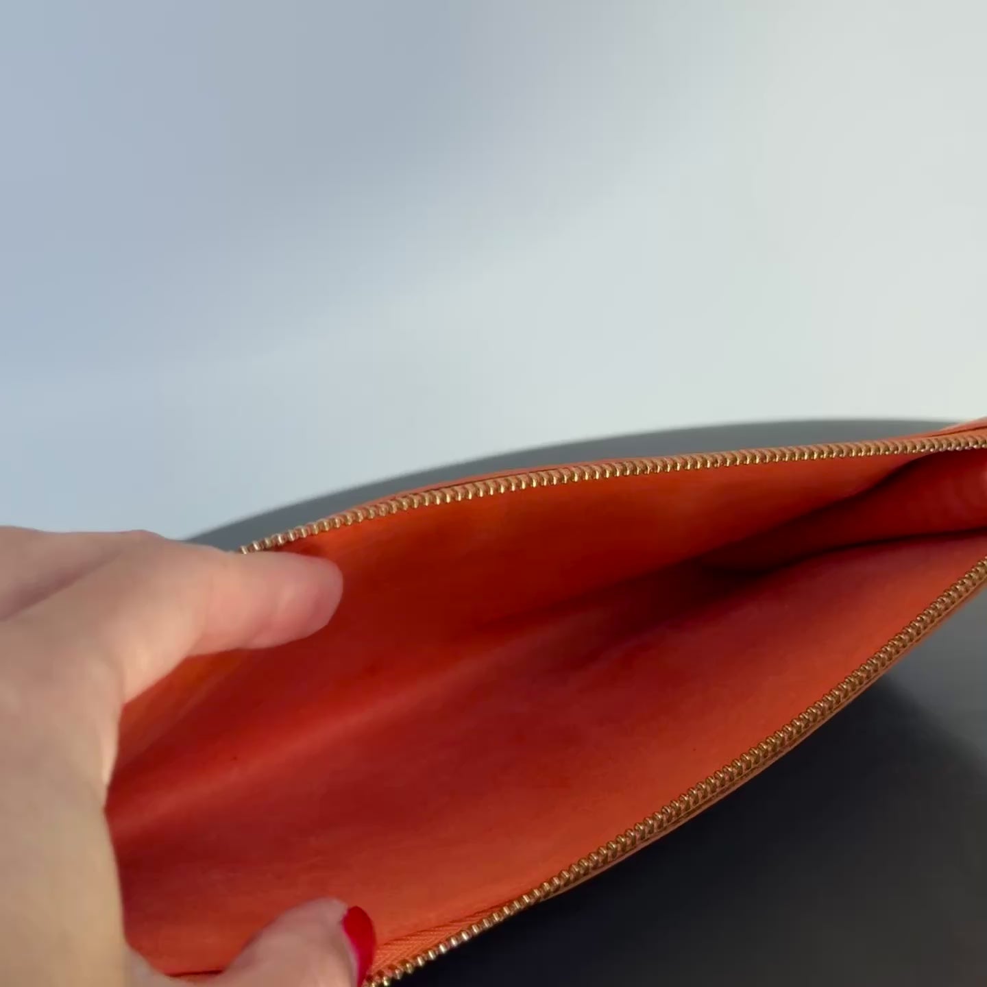 Louis Vuitton Epi Leather Papillon Pochette Orange - Queen May