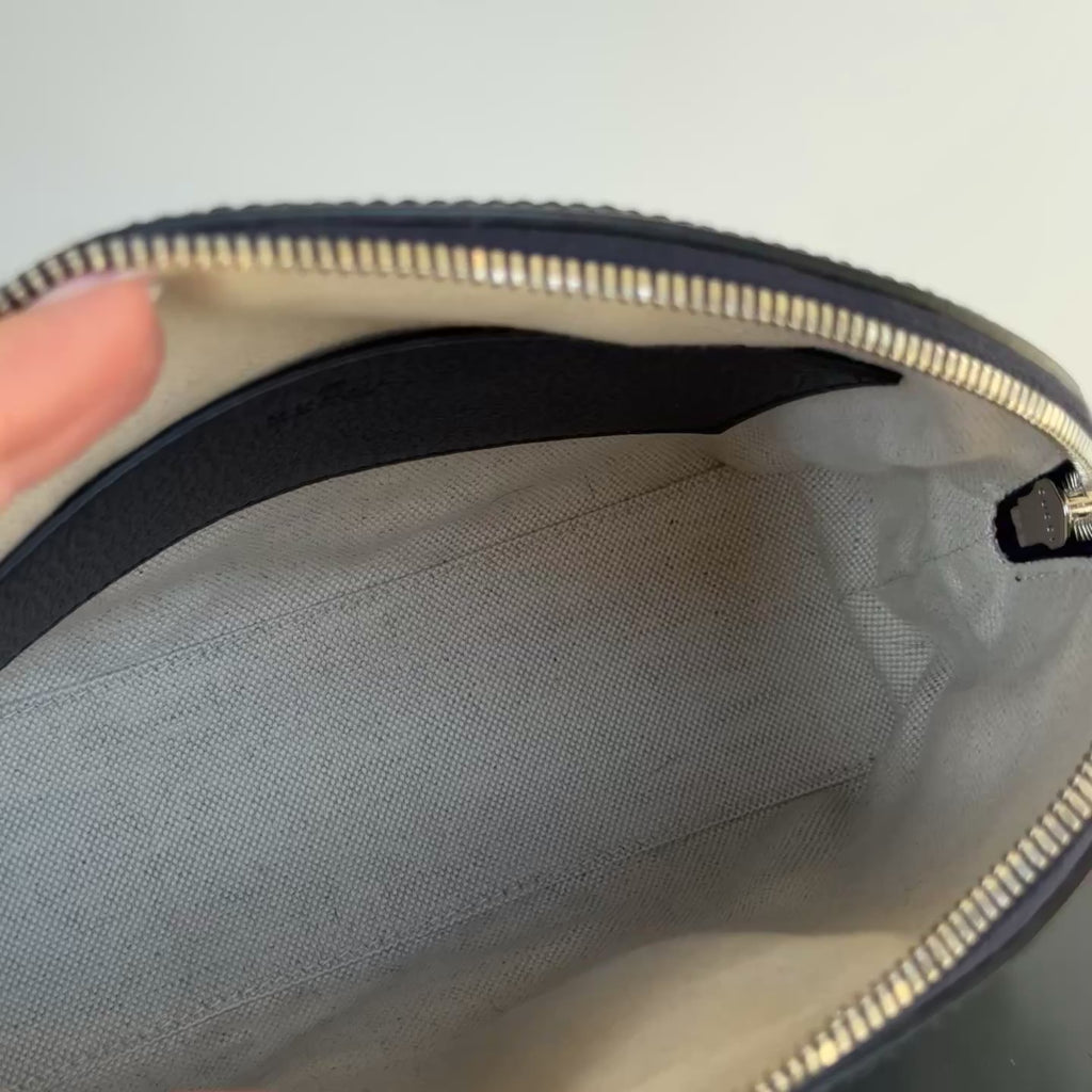 Gucci GG Supreme Monogram Dollar Ophidia Dome Bag Navy - Queen May