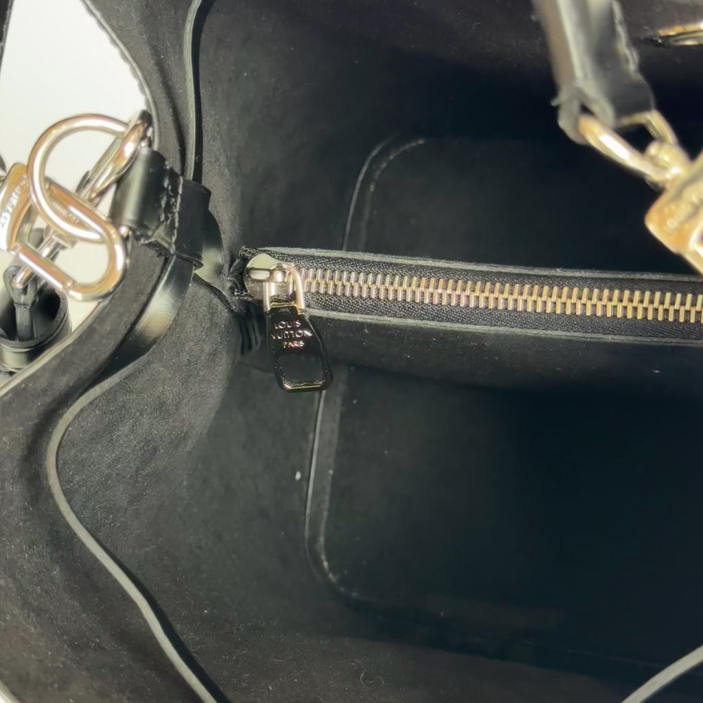 Louis Vuitton Black Epi Leather Noe Bucket Bag - Queen May