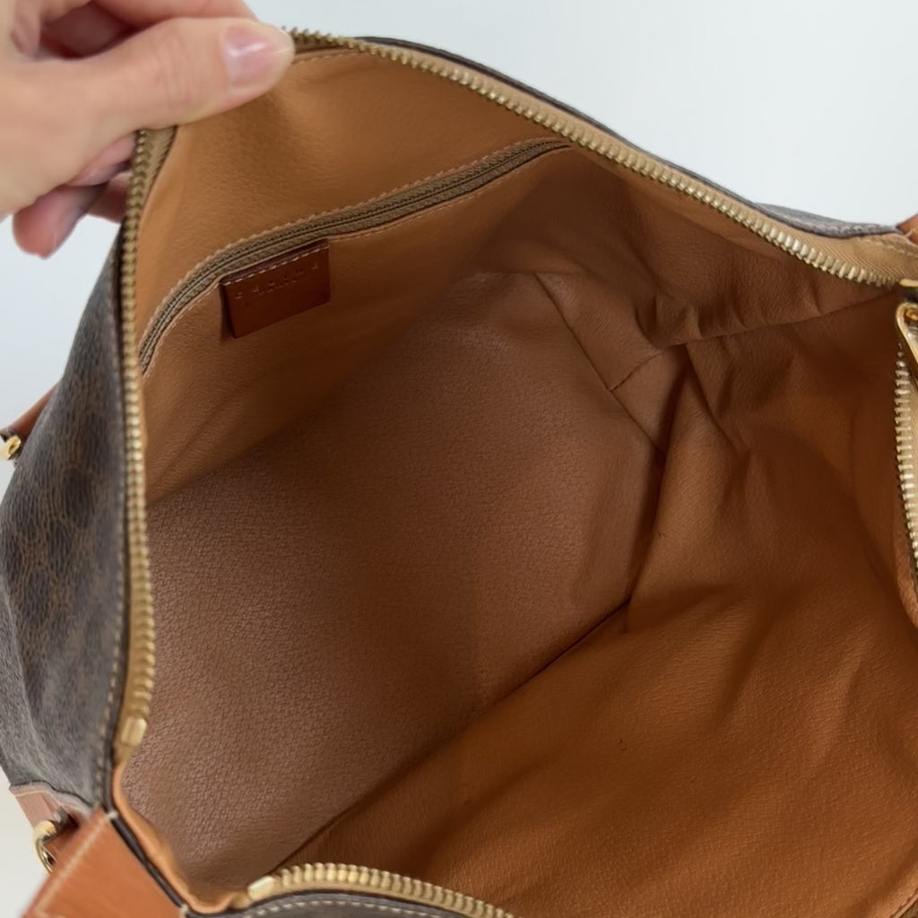 Vintage Celine Macadam Top Handle Strap Bag - Queen May