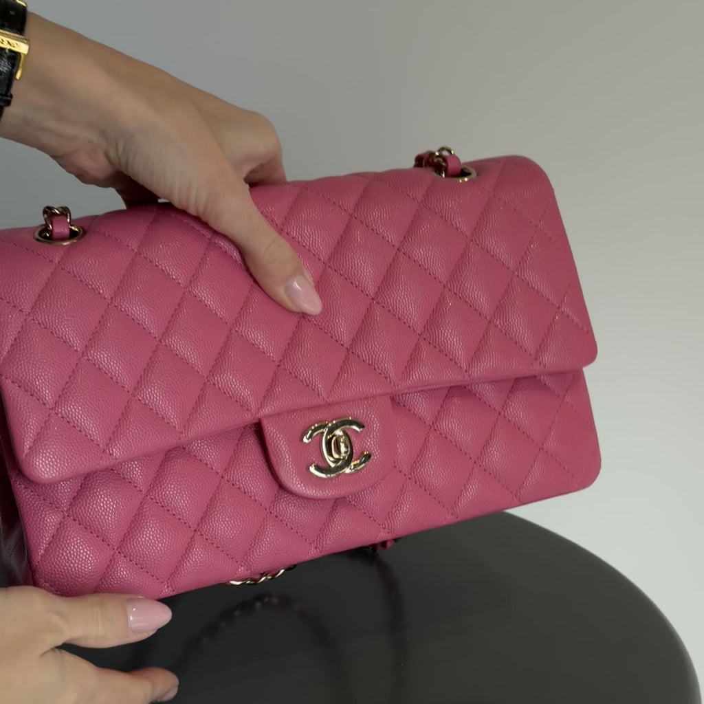 Chanel Pink Medium Double Flap - Queen May
