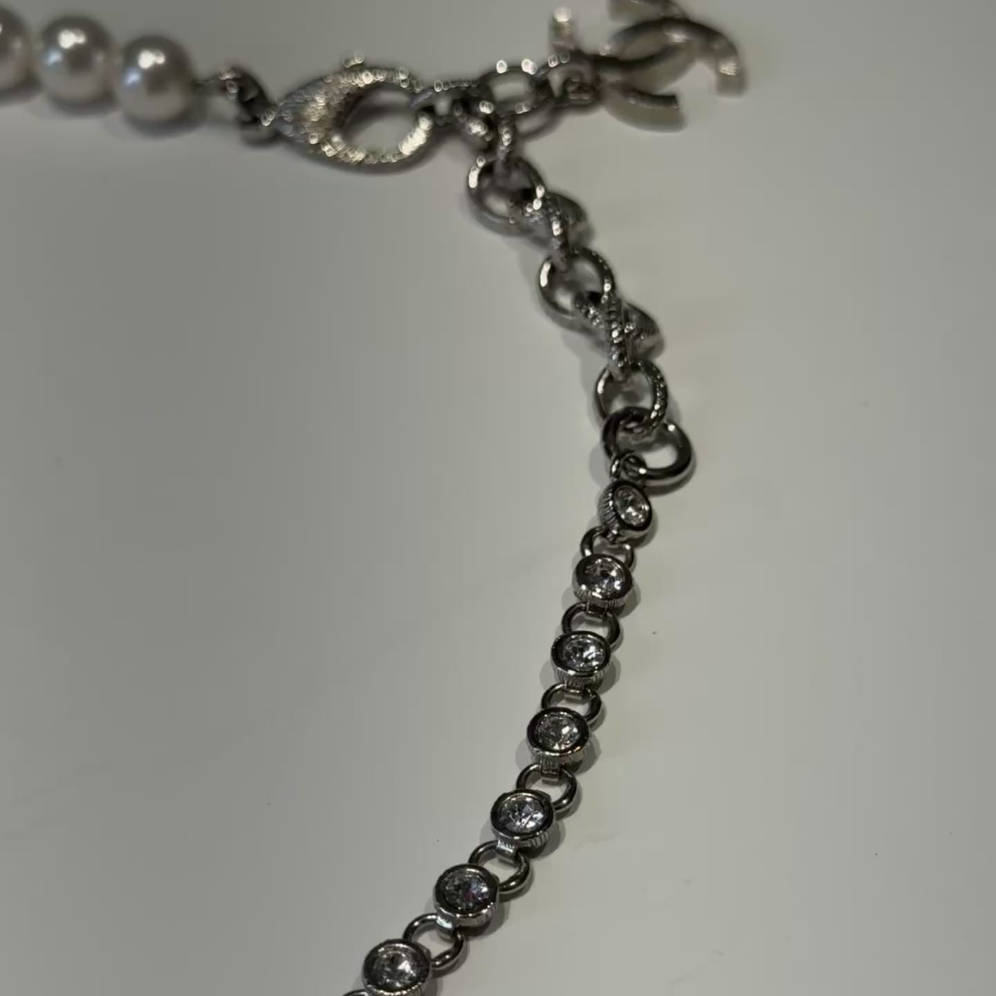 Chanel B24 Coco Pearl + Rhinestone Necklace - Queen May