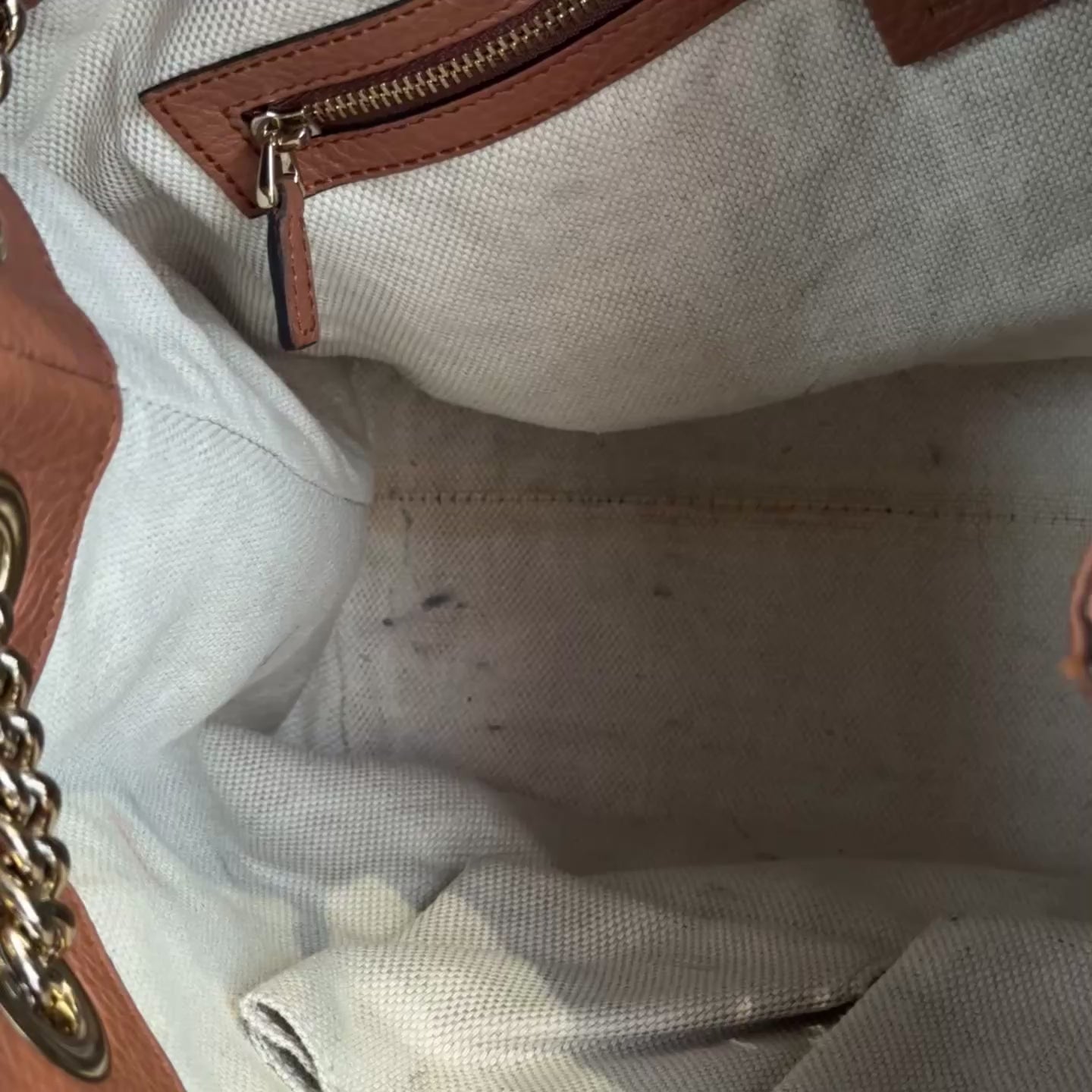 Gucci Brown Interlocking GG Soho Medium Bag - Queen May