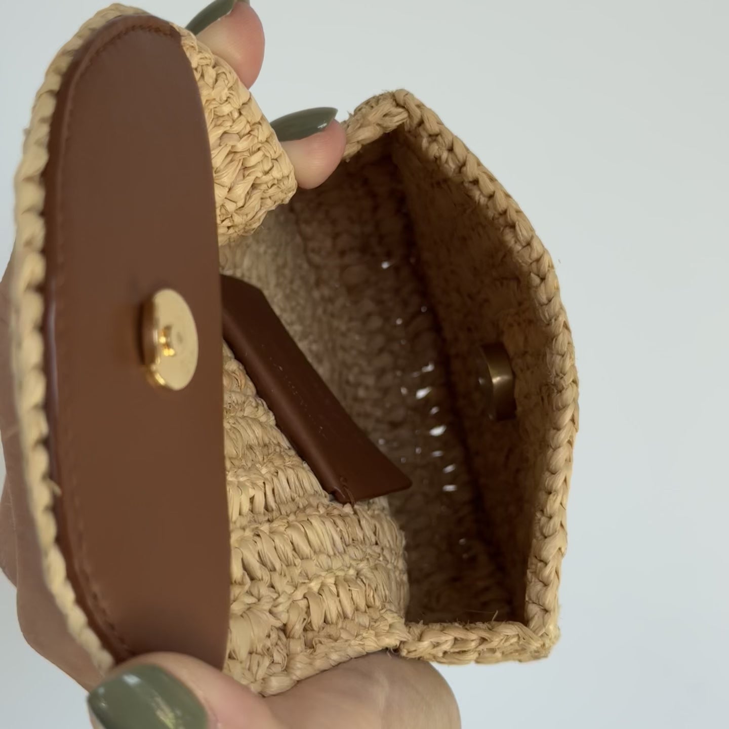 Saint Laurent Raffia Micro Cassandre - Queen May