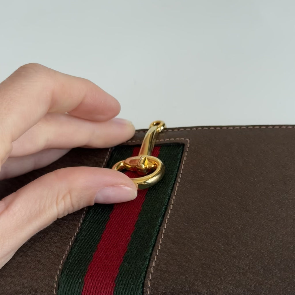 Vintage Gucci G Logo Horsebit Flap Wallet - Queen May