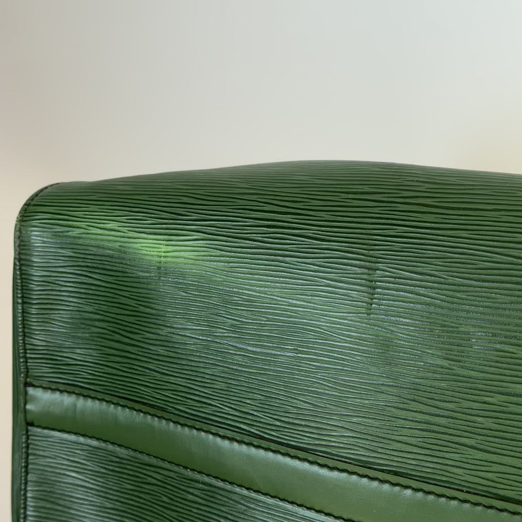 Louis Vuitton Rare Green Epi Leather Speedy 35 - Queen May