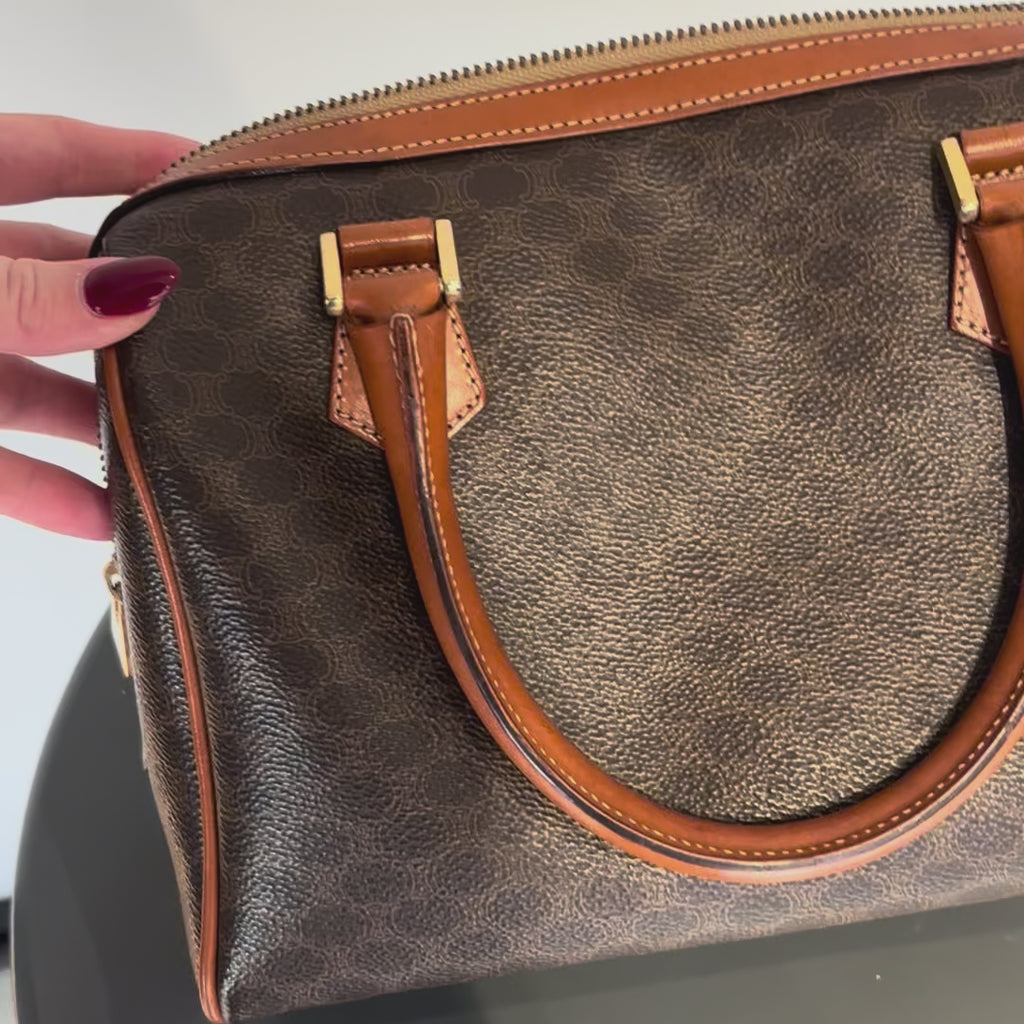 Celine Boston Macadam 25 With Strap - Queen May