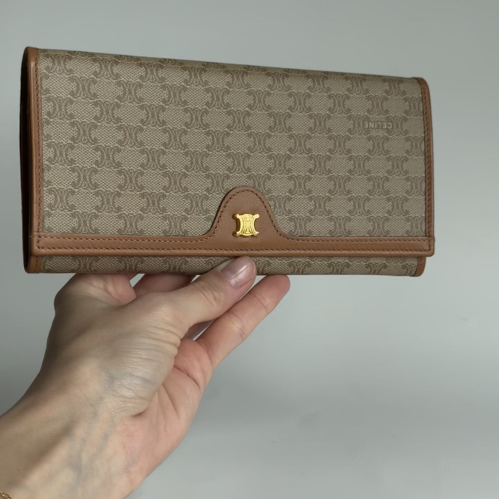 Vintage Celine Macadam Wallet - Queen May