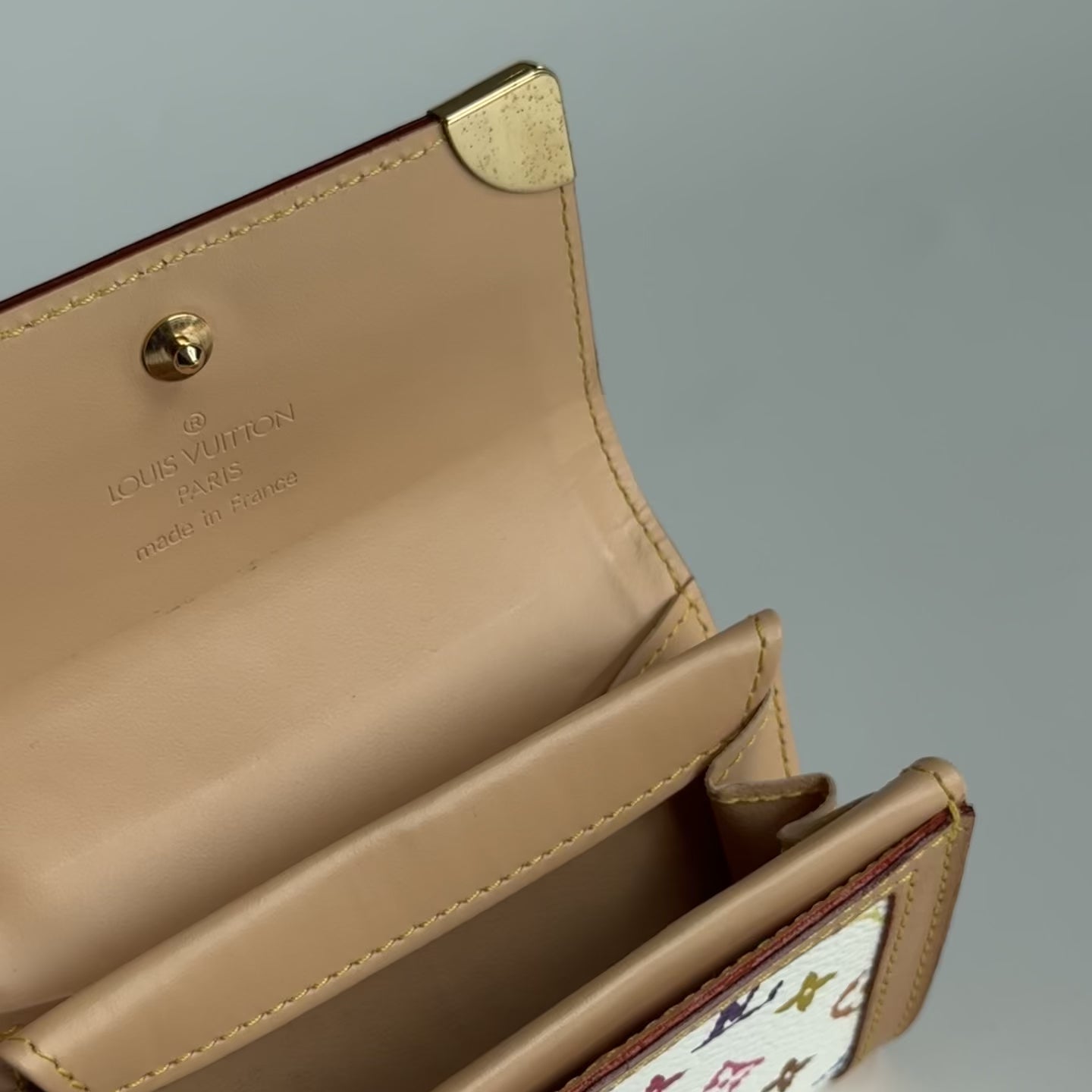 Louis Vuitton Takashi Murakami Monogram Porte Monnaie Wallet - Queen May