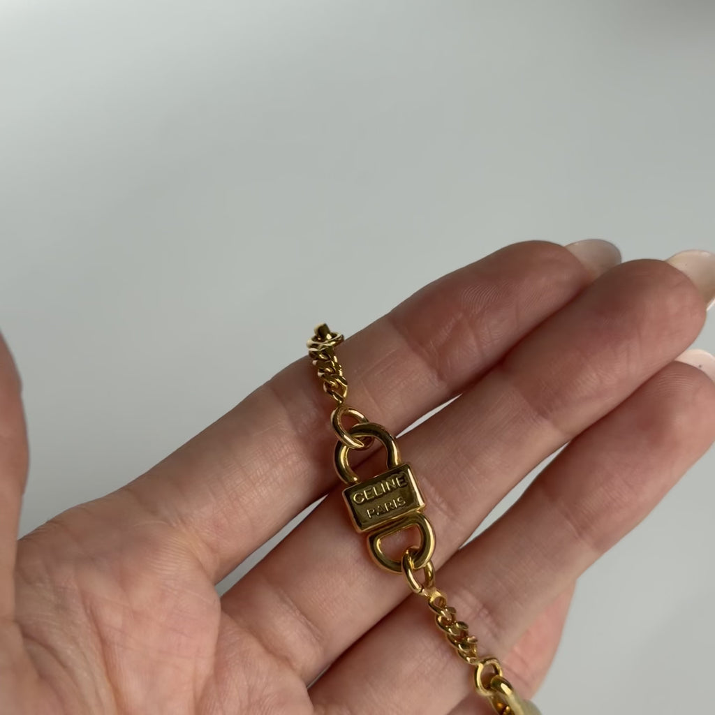 Vintage Celine Triomphe Charm Bracelet - Queen May