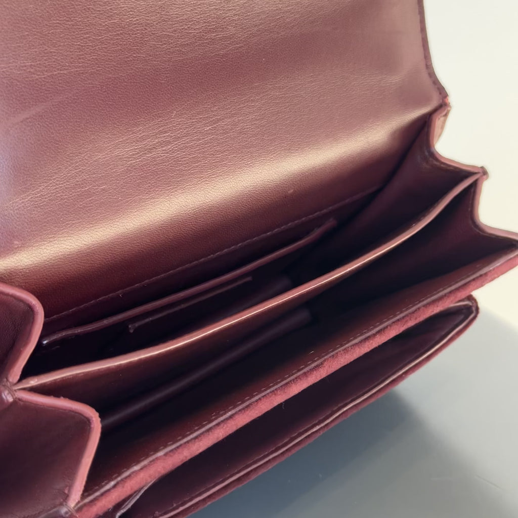 Saint Laurent Velvet Monogram Sunset Bag - Queen May