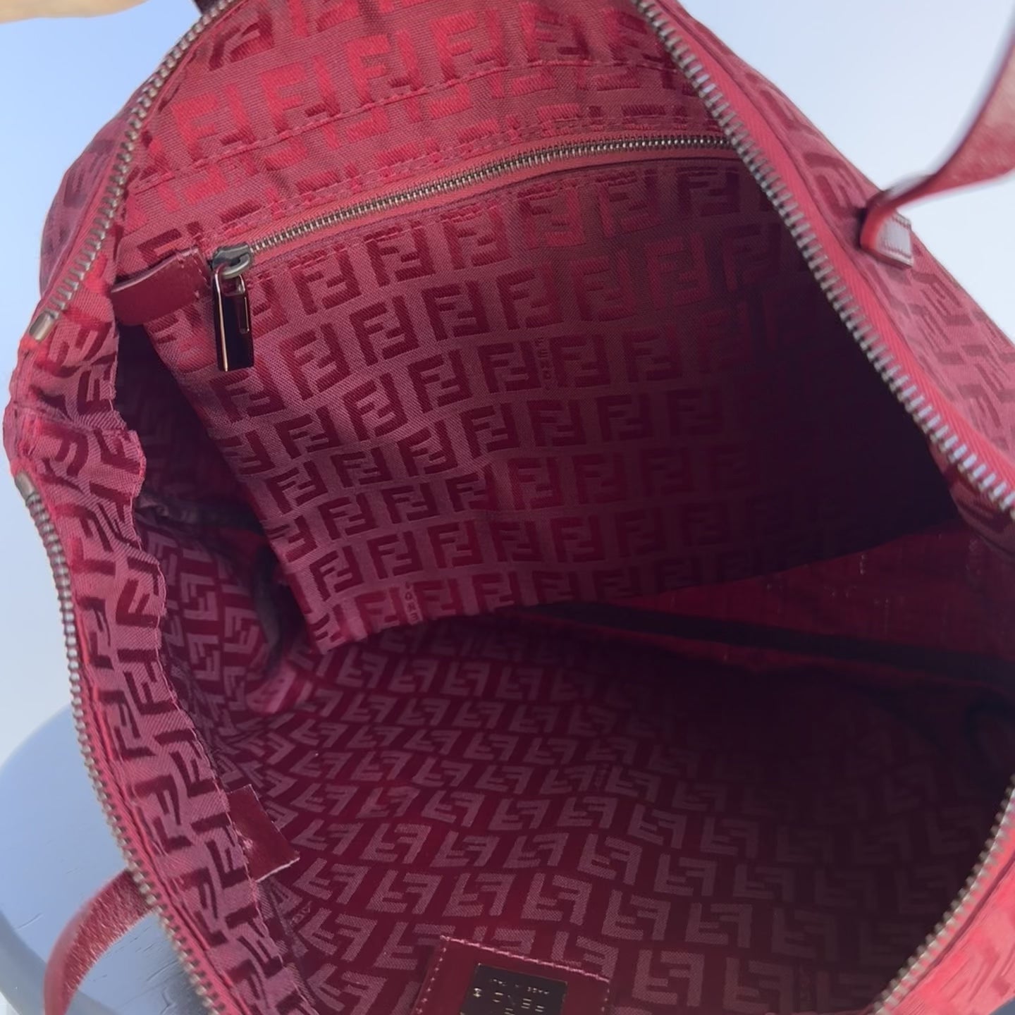 Fendi Zucca Canvas Tote - Queen May