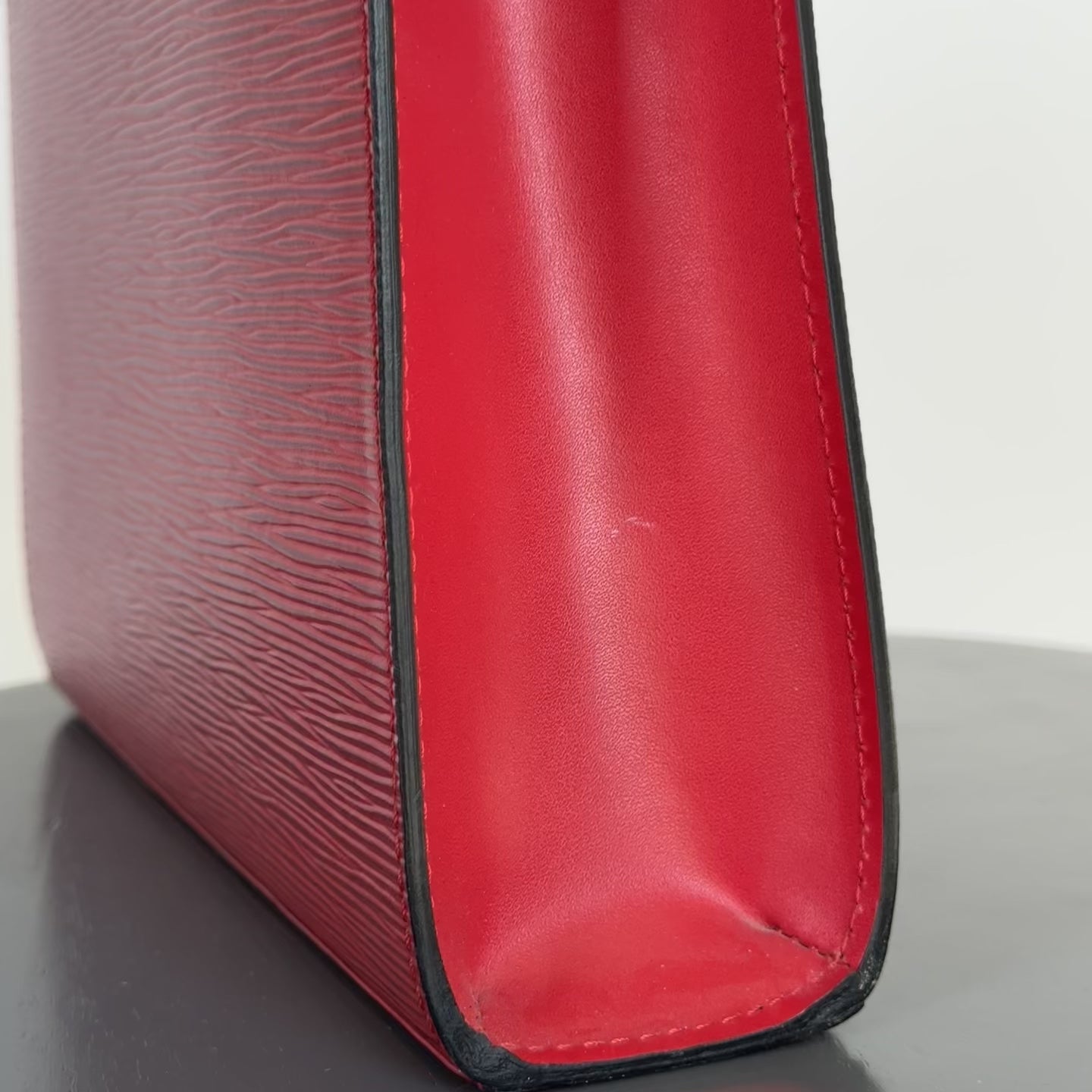 Louis Vuitton Red Epi Leather Malesherbes Top Handle - Queen May