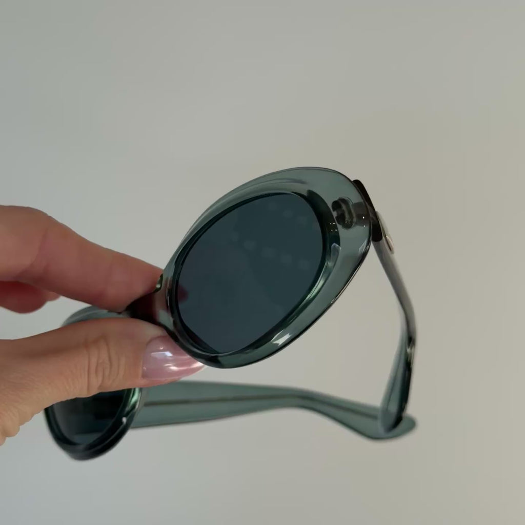 Gucci Transparent "Cool Grey" Sunglasses - Queen May