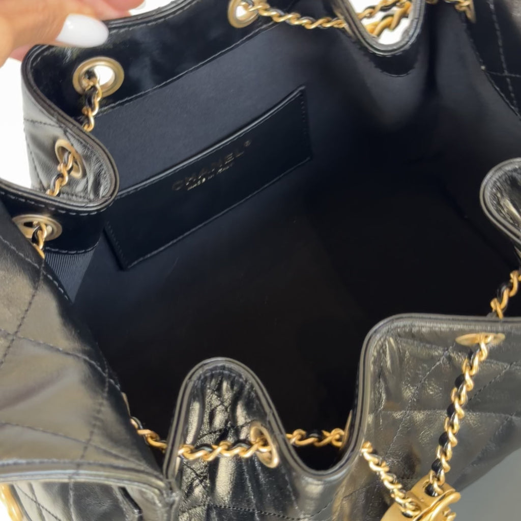 Chanel Small 25 Hobo Black - Queen May