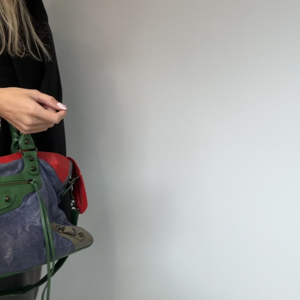 Balenciaga Multicolor First City Bag - Queen May